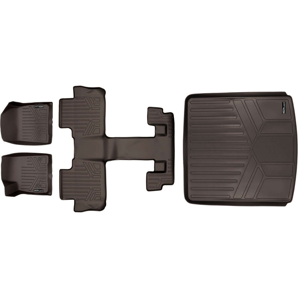 SMARTLINER Custom Fit Floor Liners For 2017-2023 GMC Acadia with 2nd Row Bucket Seats