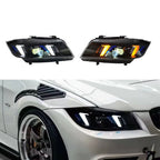 Dual-Color Laser LED Headlights for BMW 3 Series E90 2005-2012