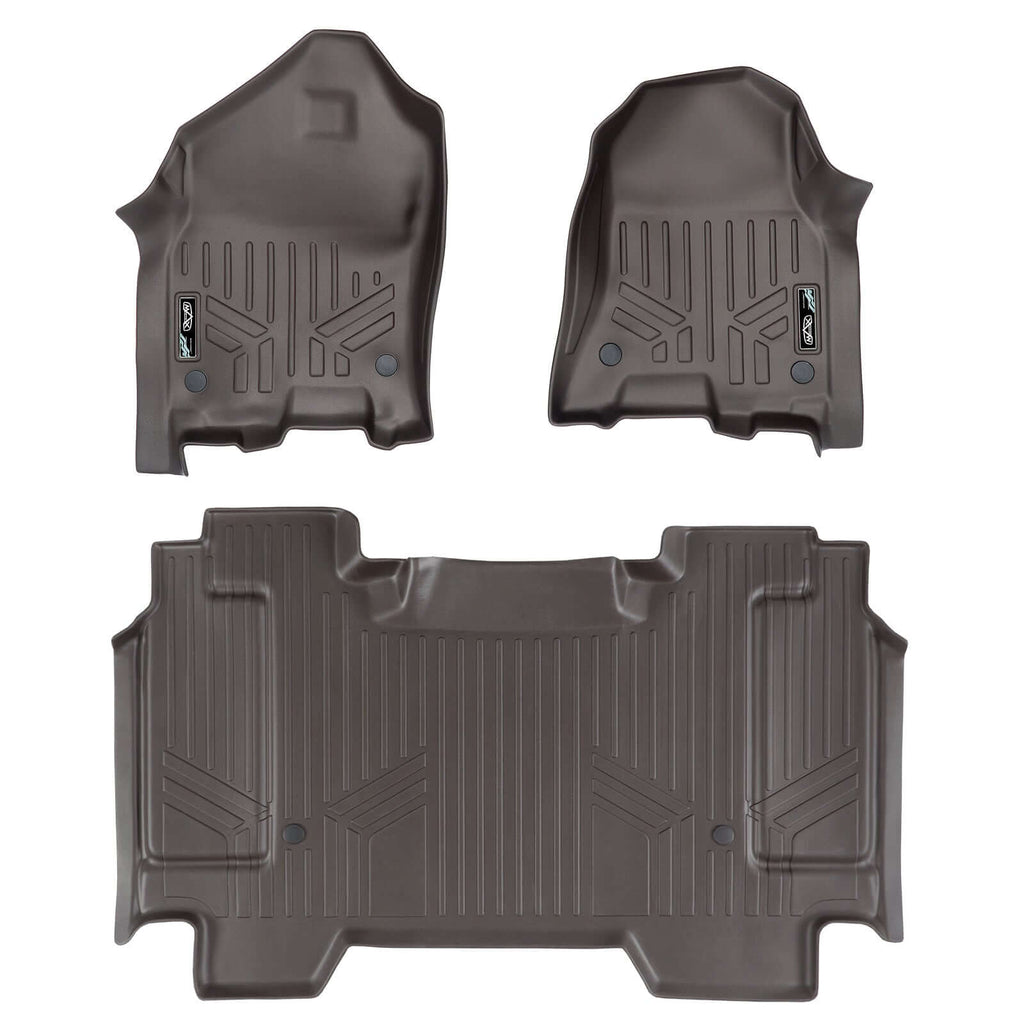 SmartCoverage™ Custom Fit Floor Liners For 2019-2024 Ram 1500 Crew Cab without Rear Underseat Storage Box