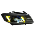VEKTO Dual-Color Laser LED Headlights for BMW 3 Series E90 2005-2012