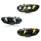 LED Headlights Assembly for BMW 4 Series F32/F82 (2013–2018) | Snake Eye Style Upgrade | Dual Color DRL | Plug & Play
