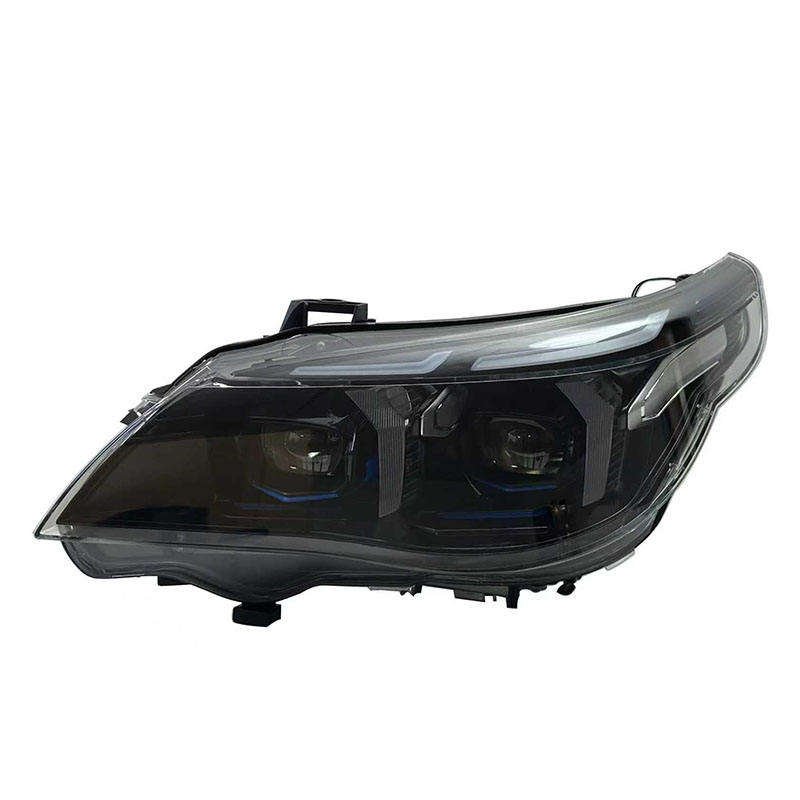 Snake Eyes Dual Color LED Headlights Assembly for BMW 5 Series E60 (2003–2010)