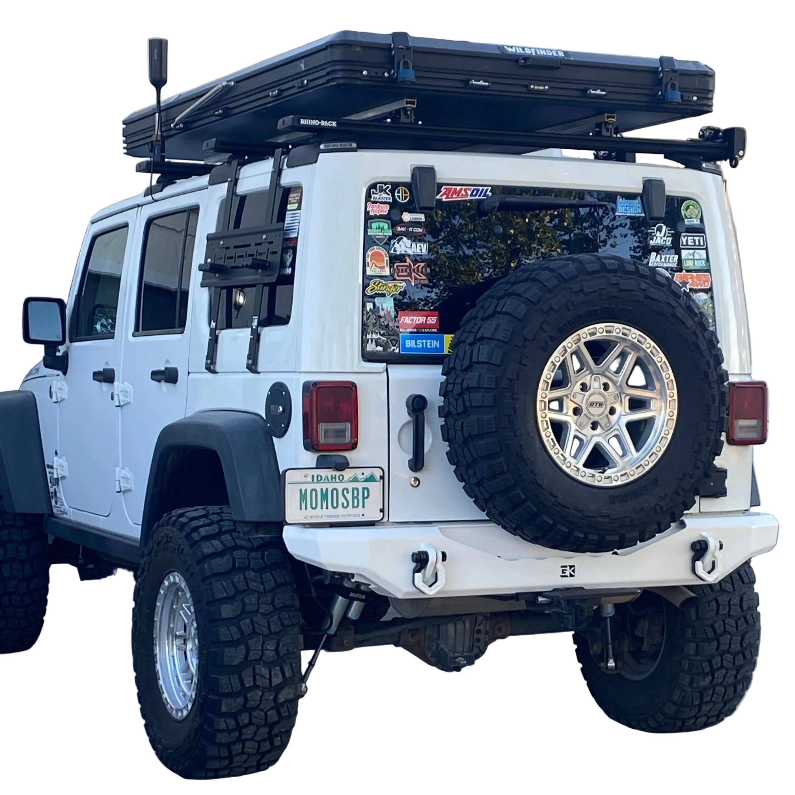 Gauntlet Series Rear Bumper for Jeep JK Wrangler (2007-2018)