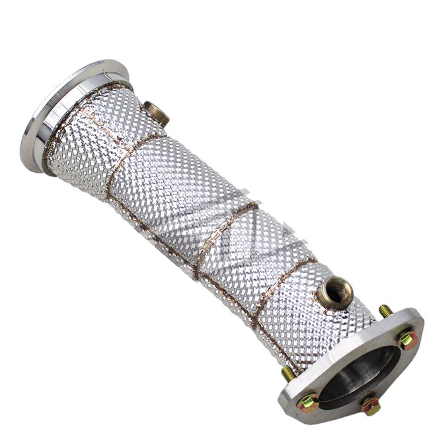 Single Catless High Flow Stainless Exhaust Downpipe for A4 A5 Q5 B9.5 2.0T - Bull Boost Performance