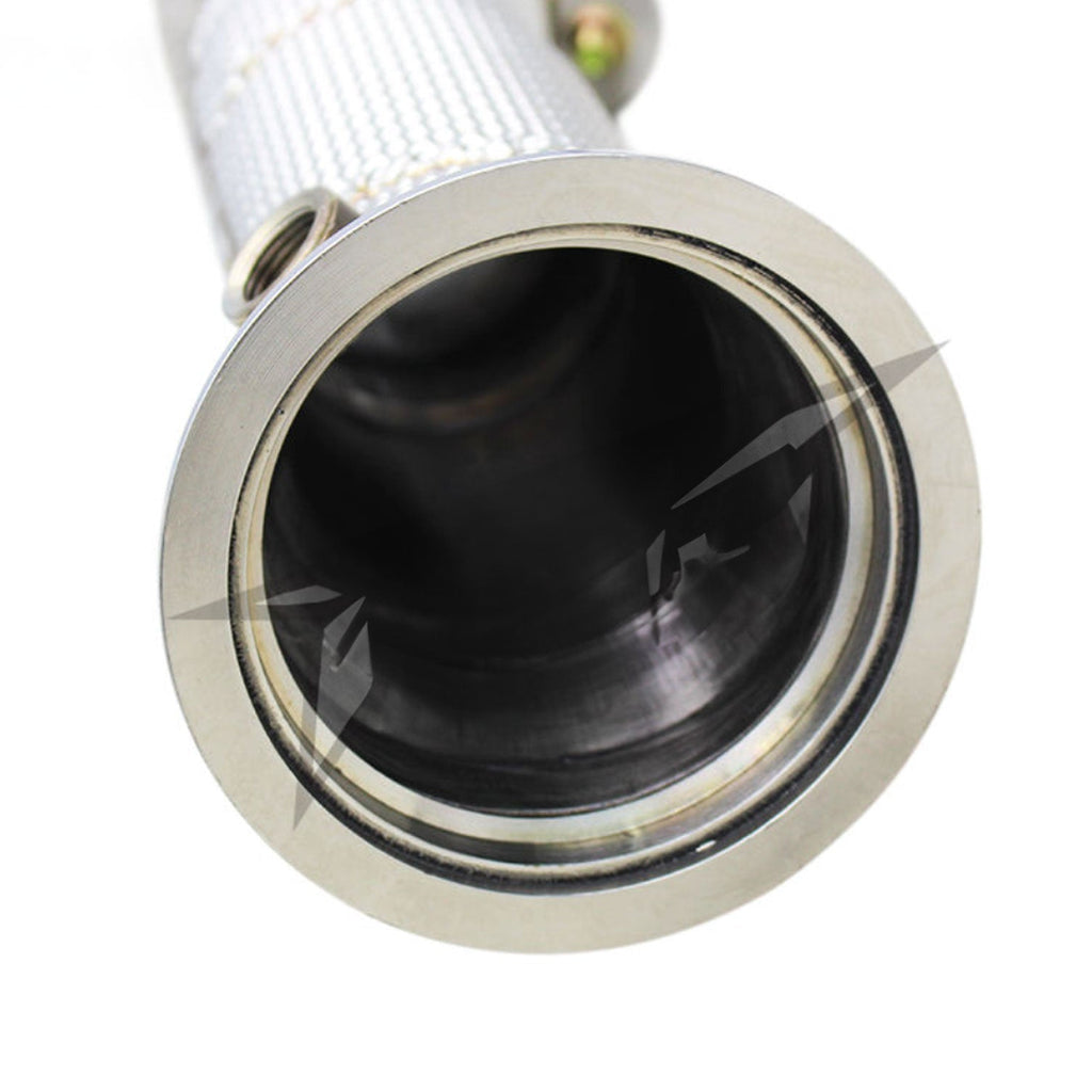 Single Catless High Flow Stainless Exhaust Downpipe for A4 A5 Q5 B9.5 2.0T - Bull Boost Performance