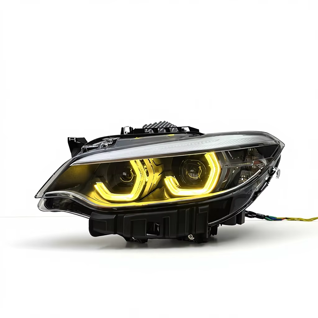 Dual Color LED Headlights Assembly for BMW 2 Series F22 F87 (2014–2019)