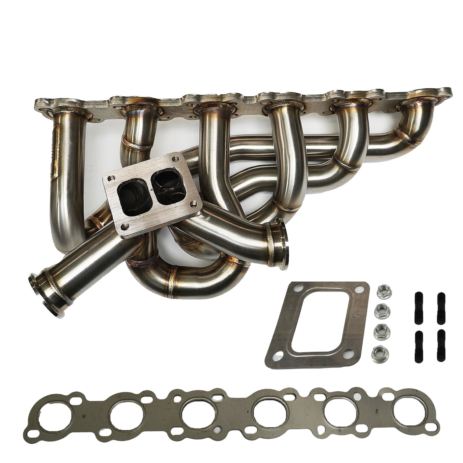 RB20 RB25 RB26 DET T4 Top Mount Turbo Manifold For Nissan GTR 44mm Twin Scroll - Bull Boost Performance