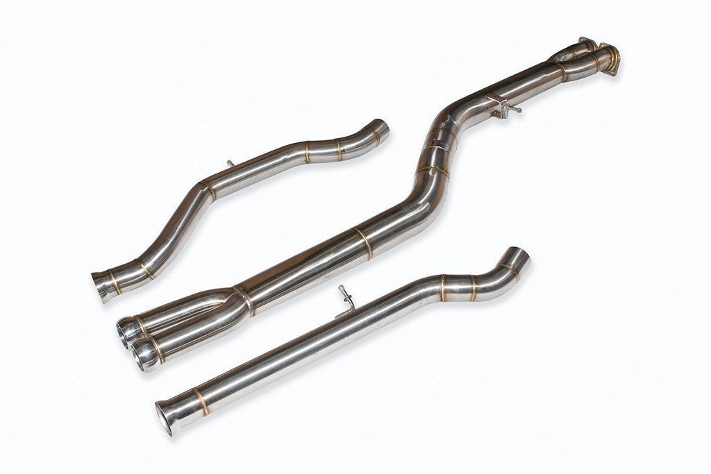 Active Autowerke F8X BMW M3 & M4 Single Mid Pipe includes Active F-brace