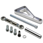 Chevrolet SBC Long Water Pump Alternator Bracket Set - Chrome