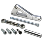 Chevrolet SBC Long Water Pump Alternator Bracket Set - Chrome