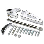 55-68 Chevrolet SBC Short Water Pump Alternator Bracket Set - Aluminum