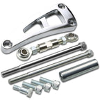 73-98 Chevrolet BBC Long Water Pump Alternator Bracket Set - Aluminum