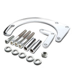 1955-1968 Chevrolet SBC Low Mount Alternator Bracket Set - Chrome