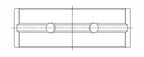 ACL Ford 2.0L/2.3L DOHC Duratec Race Series Main Bearing Set (Size .025)
