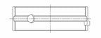 ACL Peugeot 4 1587cc (TU5) Race Series Engine Crankshaft Main Bearing Set