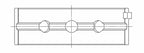 ACL Suzuki Standard Size Main Bearing Set