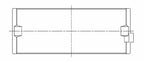 ACL Toyota 4AGE/4AGZE (1.6L) 0.50 Oversized High Performance Main Bearing Set