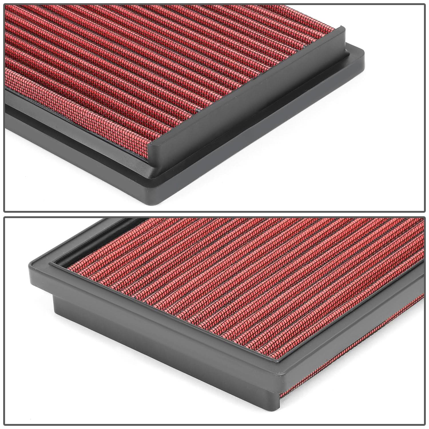 1990-1997 Ford Escort Mercury Tracer Mazda 323 Protege MX-5 Miata Red Engine Air Filter