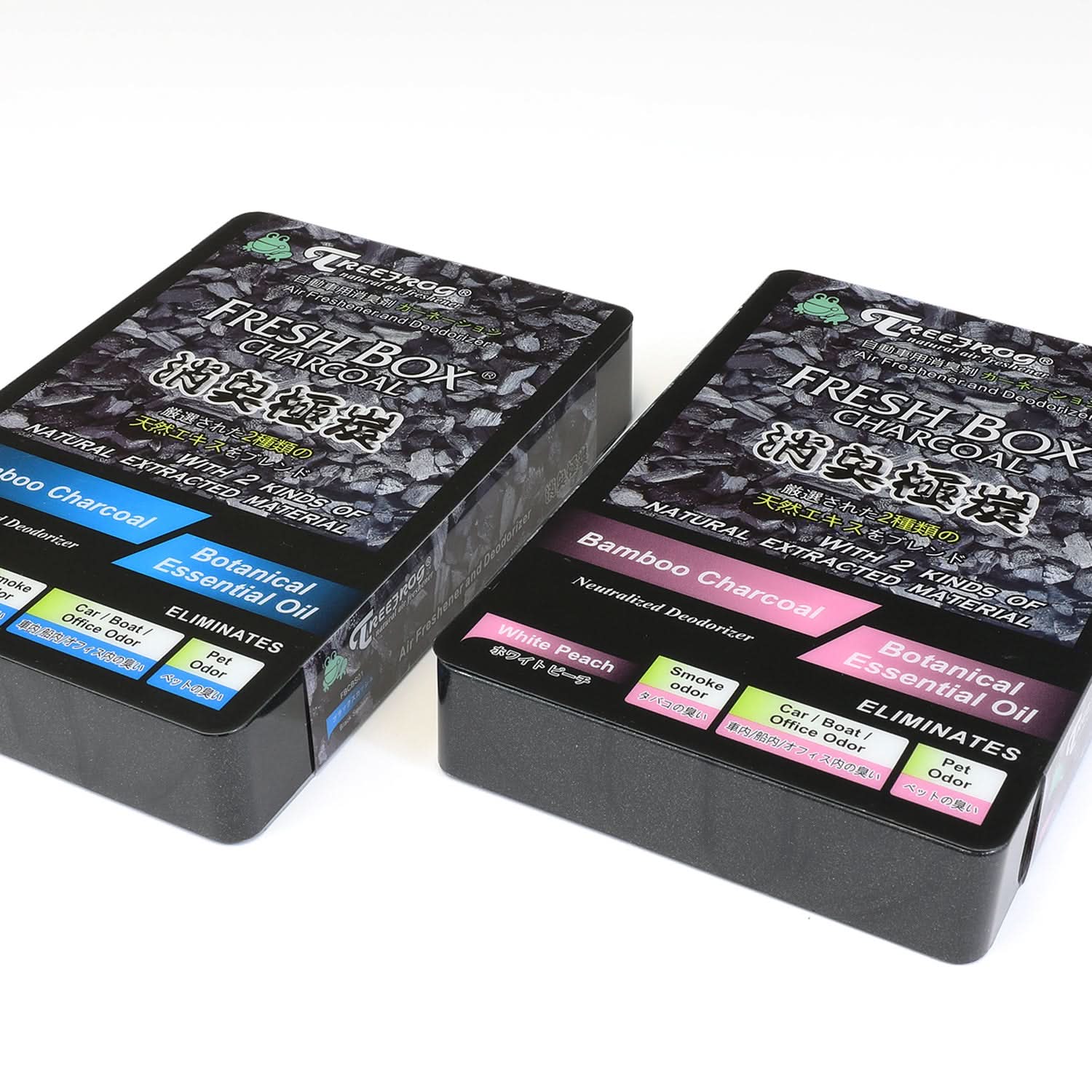 Tree Frog Fresh Box Charcoal Air Freshener 200g Black Squash