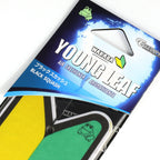 Young Leaf Black Squash Paper Hanging Air Freshener