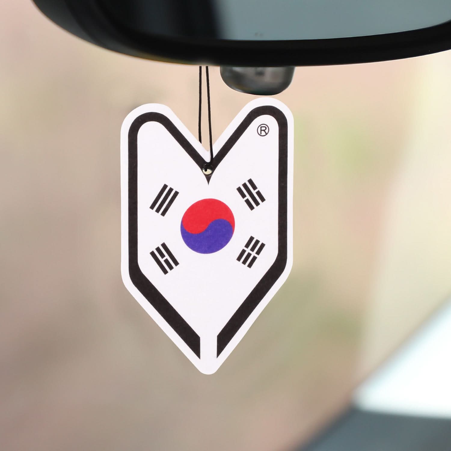 Young Leaf Honeydew Melon Paper Hanging Air Freshener