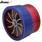 Universal Fitment Tornado Style Red Air Intake Turbo Gas Saver Fan