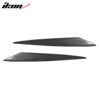 2010-2013 Mazda 3 Headlight Eye Lid Carbon Fiber Eyebrow Cover Pair