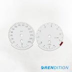 BMW E9X GAUGE FACE / GAUGE OVERLAY FOR 318, 320, 323, 325,328, 330, 335, M3
