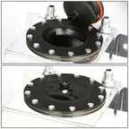 1 Gallon Aluminum Fuel Cell Gas Tank - Polished Bottom Feed