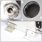 1 Gallon Aluminum Fuel Cell Gas Tank - Polished Bottom Feed
