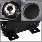 1-Gallon Aluminum Fuel Cell Gas Tank with Black Cap Bottom-Feed