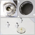 12 Gallon Polished Aluminum Fuel Cell Gas Tank with Level Sender