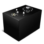 12 Gallon Aluminum Fuel Cell Gas Tank with Level Sender - Black