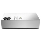 17 Gallon Aluminum Fuel Cell Gas Tank with Level Sender - Polished