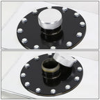17 Gallon Aluminum Fuel Cell Gas Tank with Level Sender - Polished