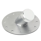 Fuel Cell Filler Neck Steel with Aluminum Cap 45 Degree Silver