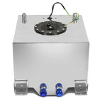 5 Gallon Aluminum Fuel Cell Gas Tank with Level Sender - Polished