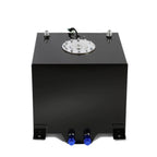 5 Gallon Aluminum Fuel Cell Gas Tank with Level Sender - Black