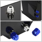8 Gallon Aluminum Fuel Cell Gas Tank with Level Sender - Polished