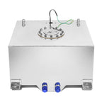 10 Gallon Aluminum Fuel Cell Gas Tank with Level Sender - Polished