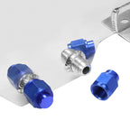 10 Gallon Aluminum Fuel Cell Gas Tank with Level Sender - Polished