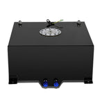 15.5 Gallon Aluminum Fuel Cell Gas Tank with Level Sender - Polished