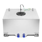 15 Gallon Aluminum Fuel Cell Gas Tank with Level Sender - Polished
