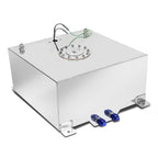 15 Gallon Aluminum Fuel Cell Gas Tank with Level Sender - Polished