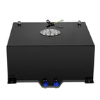 15 Gallon Aluminum Fuel Cell Gas Tank with Level Sender - Polished