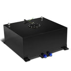 15 Gallon Aluminum Fuel Cell Gas Tank with Level Sender - Black