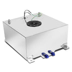 20 Gallon Aluminum Fuel Cell Gas Tank with Level Sender - Polished