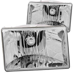 ANZO 1993-1998 Jeep Grand Cherokee Crystal Headlights Chrome