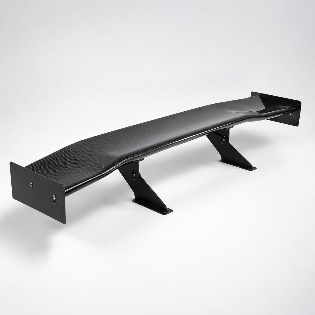 AP Style Dry Carbon Fiber Rear Trunk GT Wing for Chevrolet Corvette C8 by Stratec Systems