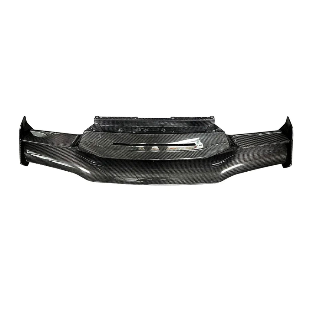 VRS Style Dry Carbon Fiber Rear Wing with Base Panel for Lamborghini Huracan LP580 LP610 EVO - Bull Boost Performance